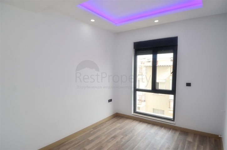 Квартиры планировки 2+1,3+1 в центре города Анталия 