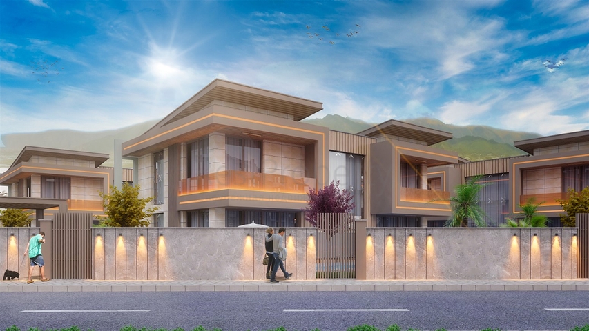 Виллы в комплексе премиум класса в районе Дошемеалты - Анталия 