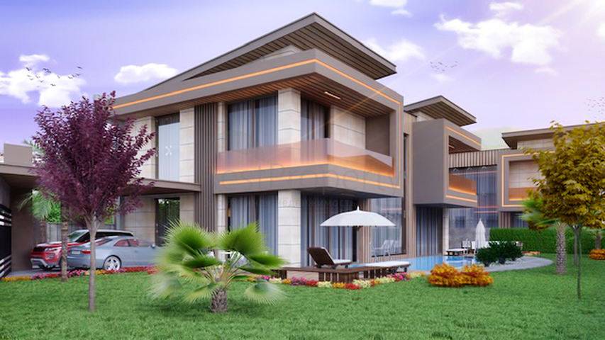 Виллы в комплексе премиум класса в районе Дошемеалты - Анталия 