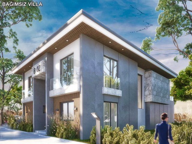 Виллы планировки 4+1 и 6+1 в районе Дошемеалты - Анталия 