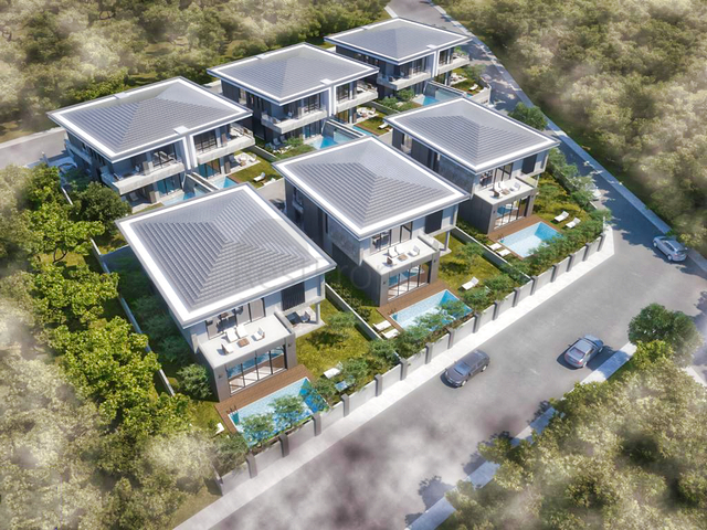 Виллы планировки 4+1 и 6+1 в районе Дошемеалты - Анталия 