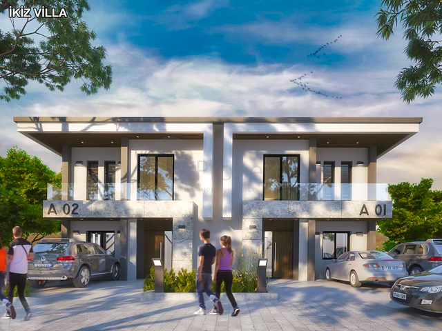 Виллы планировки 4+1 и 6+1 в районе Дошемеалты - Анталия 