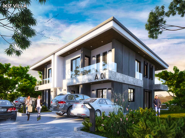 Виллы планировки 4+1 и 6+1 в районе Дошемеалты - Анталия 