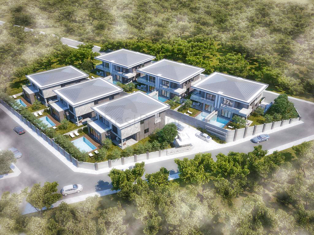 Виллы планировки 4+1 и 6+1 в районе Дошемеалты - Анталия 