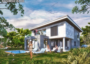 Виллы планировки 4+1 и 6+1 в районе Дошемеалты - Анталия 