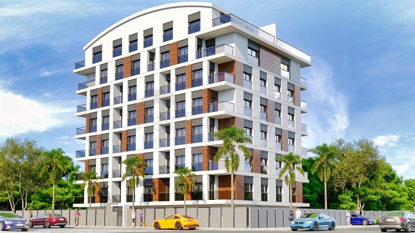 Квартиры планировки 3+1 в центре города Анталия 