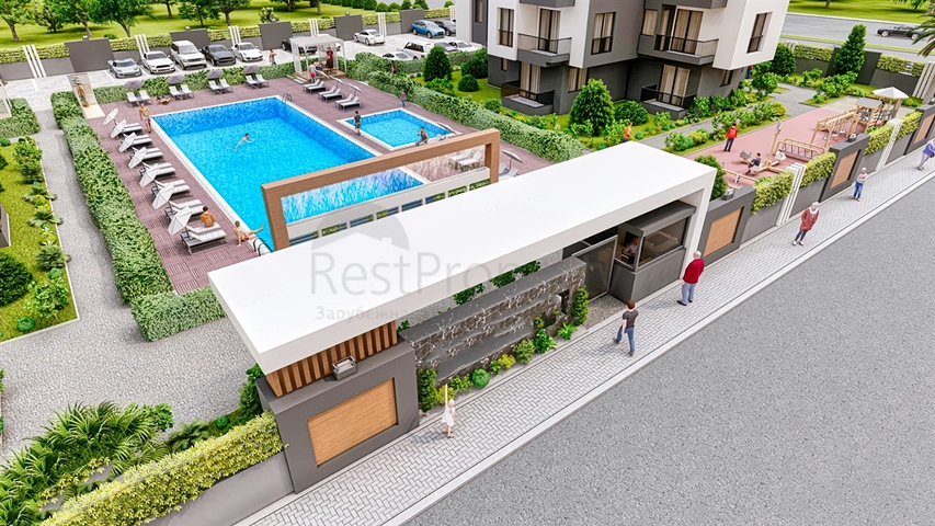 Квартиры планировки 1+1,2+1 в районе Кепез - Анталия 