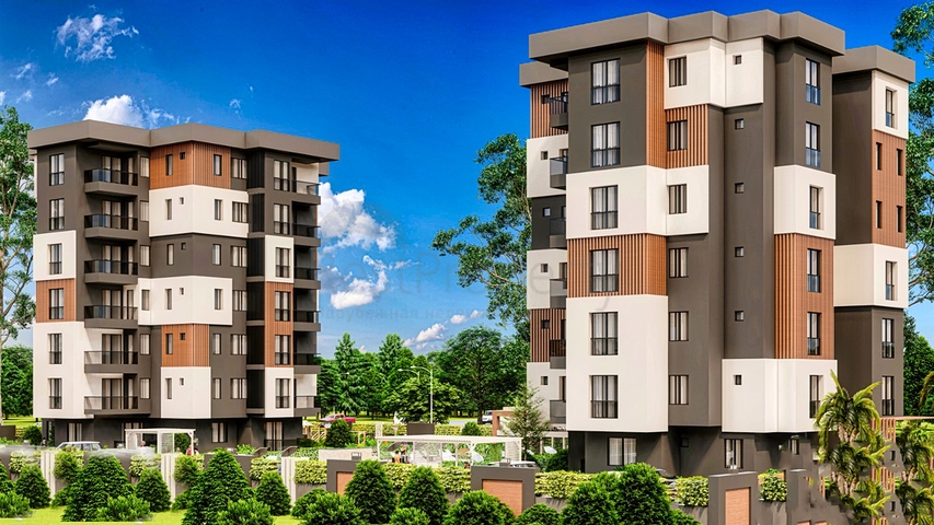 Квартиры планировки 1+1,2+1 в районе Кепез - Анталия 