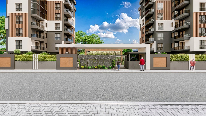 Квартиры планировки 1+1,2+1 в районе Кепез - Анталия 