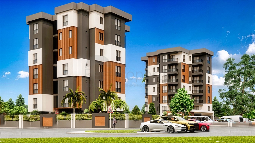 Квартиры планировки 1+1,2+1 в районе Кепез - Анталия 