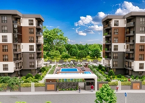 Квартиры планировки 1+1,2+1 в районе Кепез - Анталия 