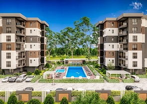 Квартиры планировки 1+1,2+1 в районе Кепез - Анталия 