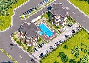 Квартиры планировки 1+1,2+1 в районе Кепез - Анталия 