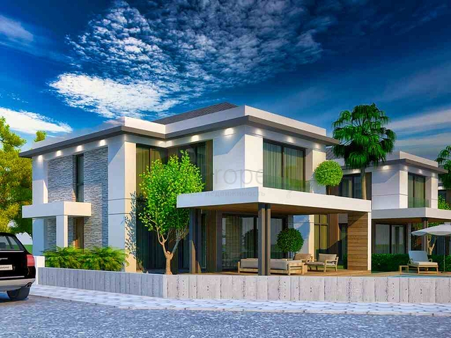 Вилла планировки 4+1 в микрорайоне Чамьюва - Анталия 