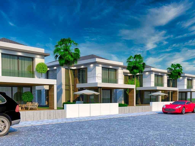 Вилла планировки 4+1 в микрорайоне Чамьюва - Анталия 