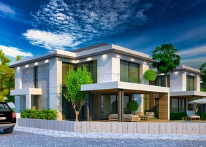 Вилла планировки 4+1 в микрорайоне Чамьюва - Анталия 