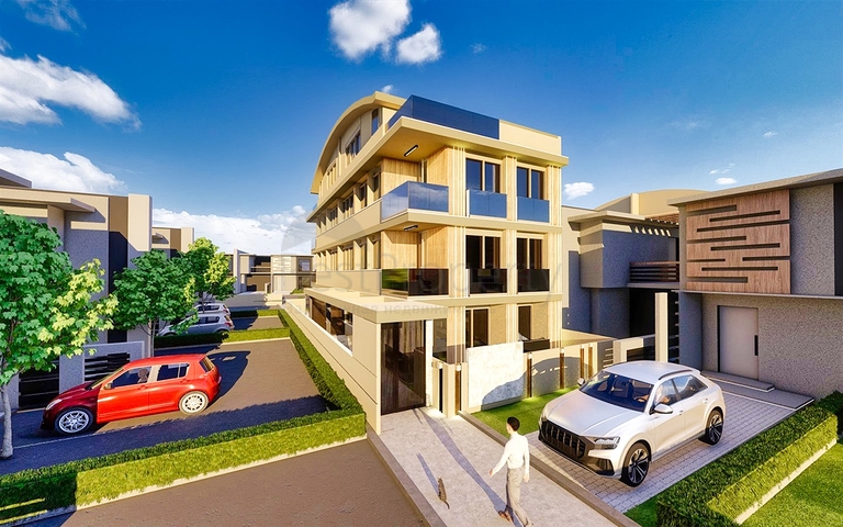 Квартиры планировки 2+1 дуплекс в микрорайоне Лара - Анталия 