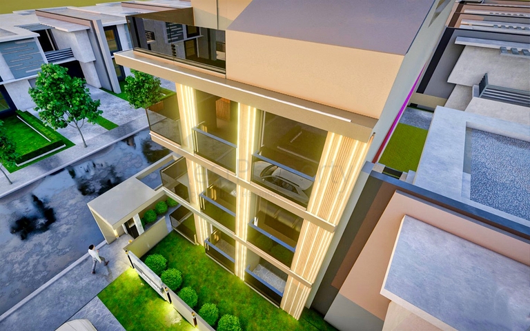 Квартиры планировки 2+1 дуплекс в микрорайоне Лара - Анталия 