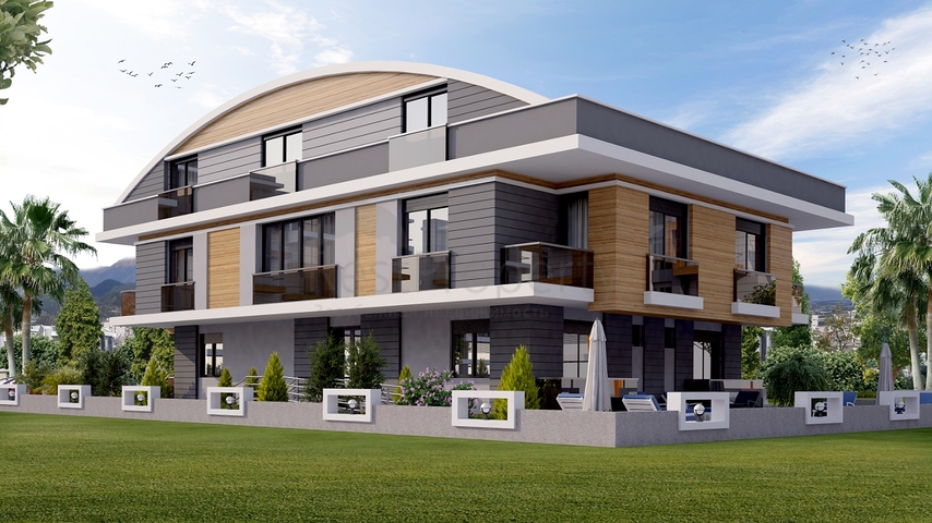 Квартиры планировки 2+1 в микрорайоне Алтынташ - Анталия 