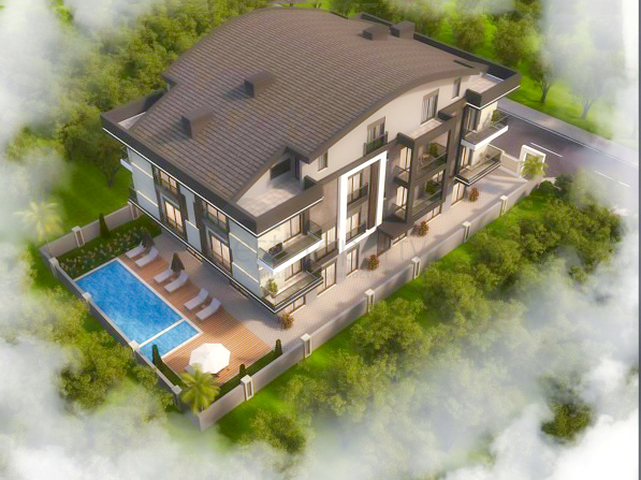 Квартиры планировки 1+1, 2+1 и 3+1 в районе Лара - Анталия 