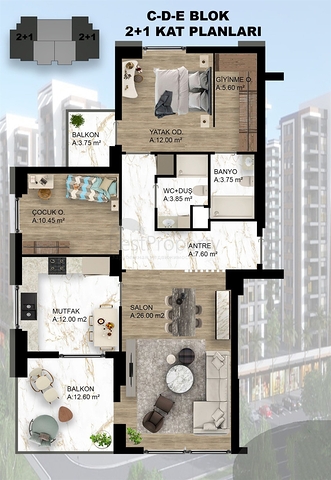 Инвестиционный проект в районе Дошемеалты - Анталия