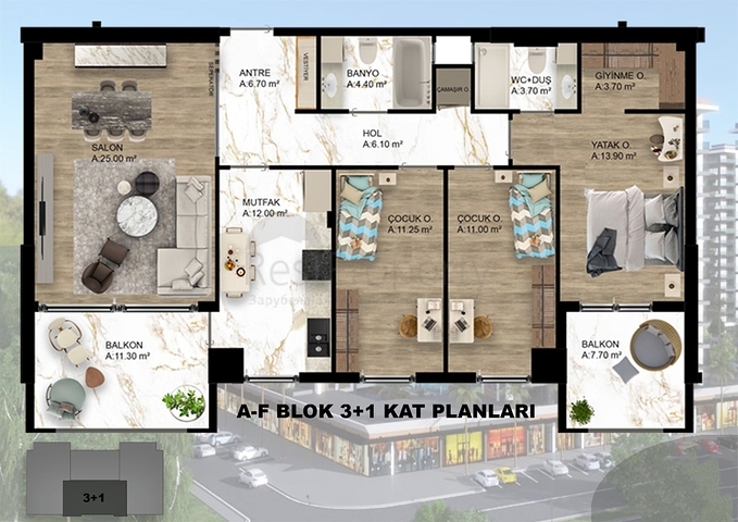 Инвестиционный проект в районе Дошемеалты - Анталия