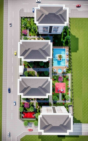 Инвестиционный проект планировки 2+1 и 3+1 в районе Кепез - Анталия 