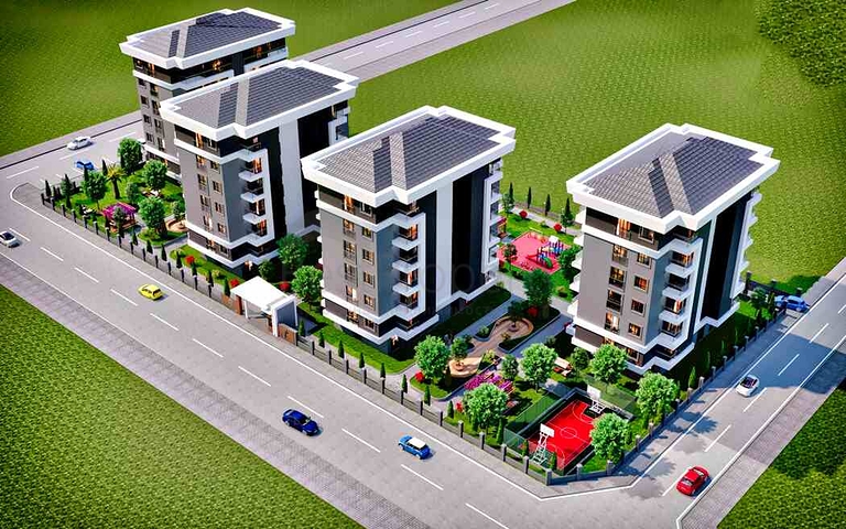 Инвестиционный проект планировки 2+1 и 3+1 в районе Кепез - Анталия 