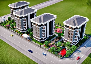 Инвестиционный проект планировки 2+1 и 3+1 в районе Кепез - Анталия 