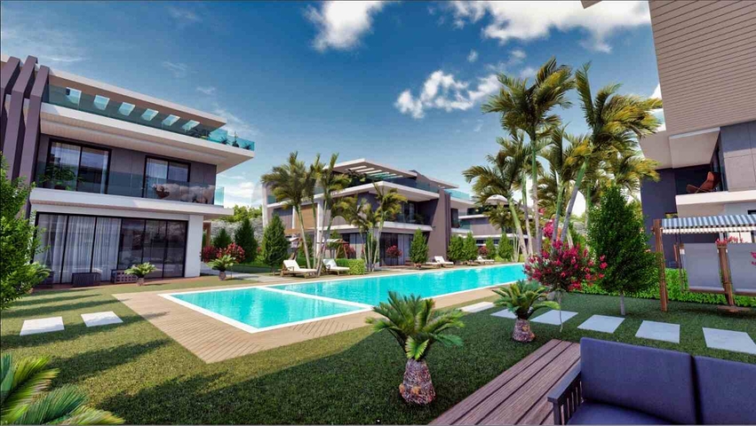 Вилла в комплексе район Дошемеалты - Анталия 