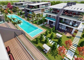 Вилла в комплексе район Дошемеалты - Анталия 