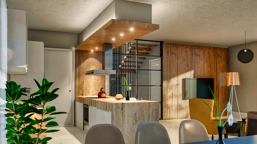 Виллы в закрытом комплексе район Дошемеалты - Анталия 