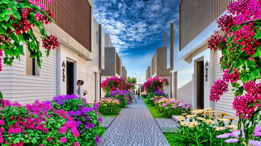 Виллы в закрытом комплексе район Дошемеалты - Анталия 