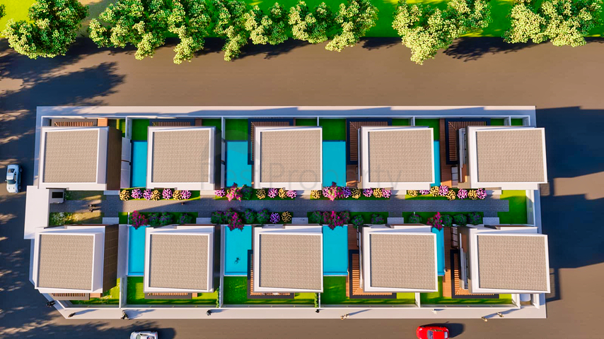 Виллы в закрытом комплексе район Дошемеалты - Анталия 