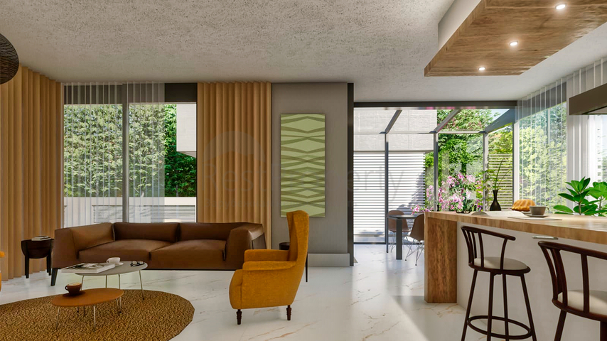 Виллы в закрытом комплексе район Дошемеалты - Анталия 