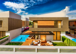 Виллы в закрытом комплексе район Дошемеалты - Анталия 