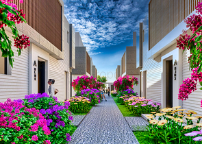 Виллы в закрытом комплексе район Дошемеалты - Анталия 