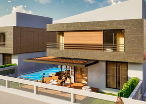 Виллы в закрытом комплексе район Дошемеалты - Анталия 