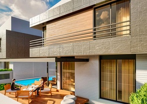 Виллы в закрытом комплексе район Дошемеалты - Анталия 