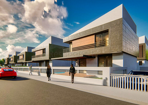 Виллы в закрытом комплексе район Дошемеалты - Анталия 