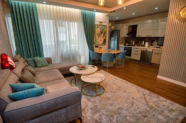 Квартира планировки 2+1 в микрорайоне Хурма - Анталия 