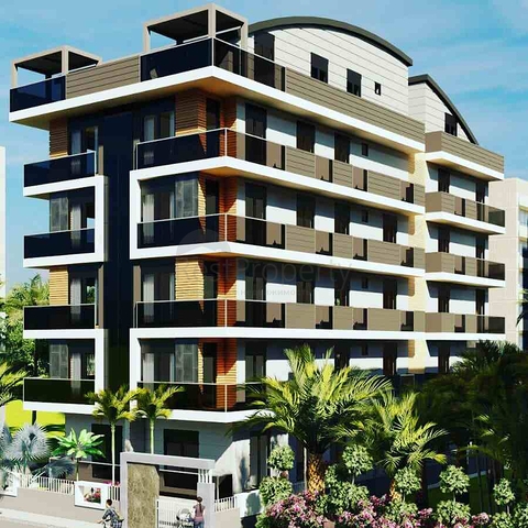 Квартиры планировки 2+1 и 4+1 в центре города Анталия 