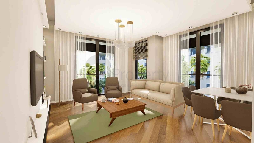 Квартиры планировки 2+1 и 4+1 в центре города Анталия 