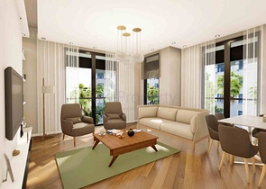 Квартиры планировки 2+1 и 4+1 в центре города Анталия 