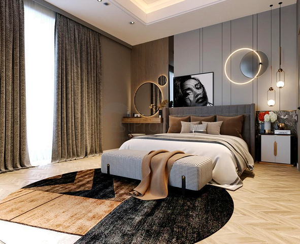 Вилла планировки 4+1 размером 300 м2 в Белеке