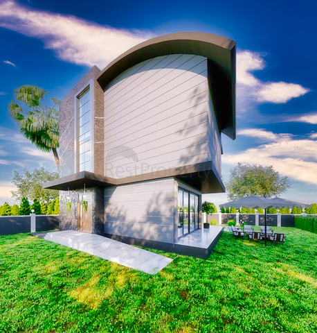 Вилла планировки 4+1 размером 300 м2 в Белеке