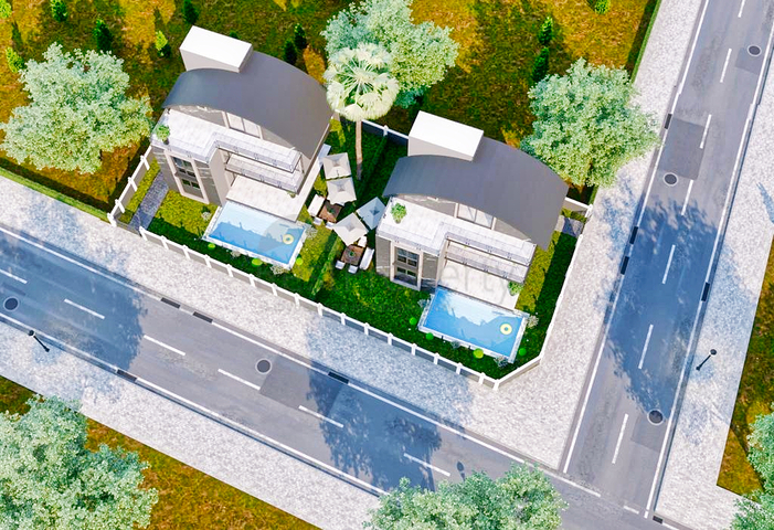 Вилла планировки 4+1 размером 300 м2 в Белеке