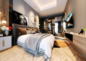 Вилла планировки 4+1 размером 300 м2 в Белеке