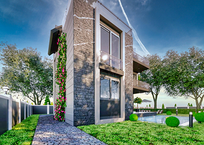 Вилла планировки 4+1 размером 300 м2 в Белеке