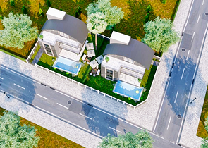 Вилла планировки 4+1 размером 300 м2 в Белеке